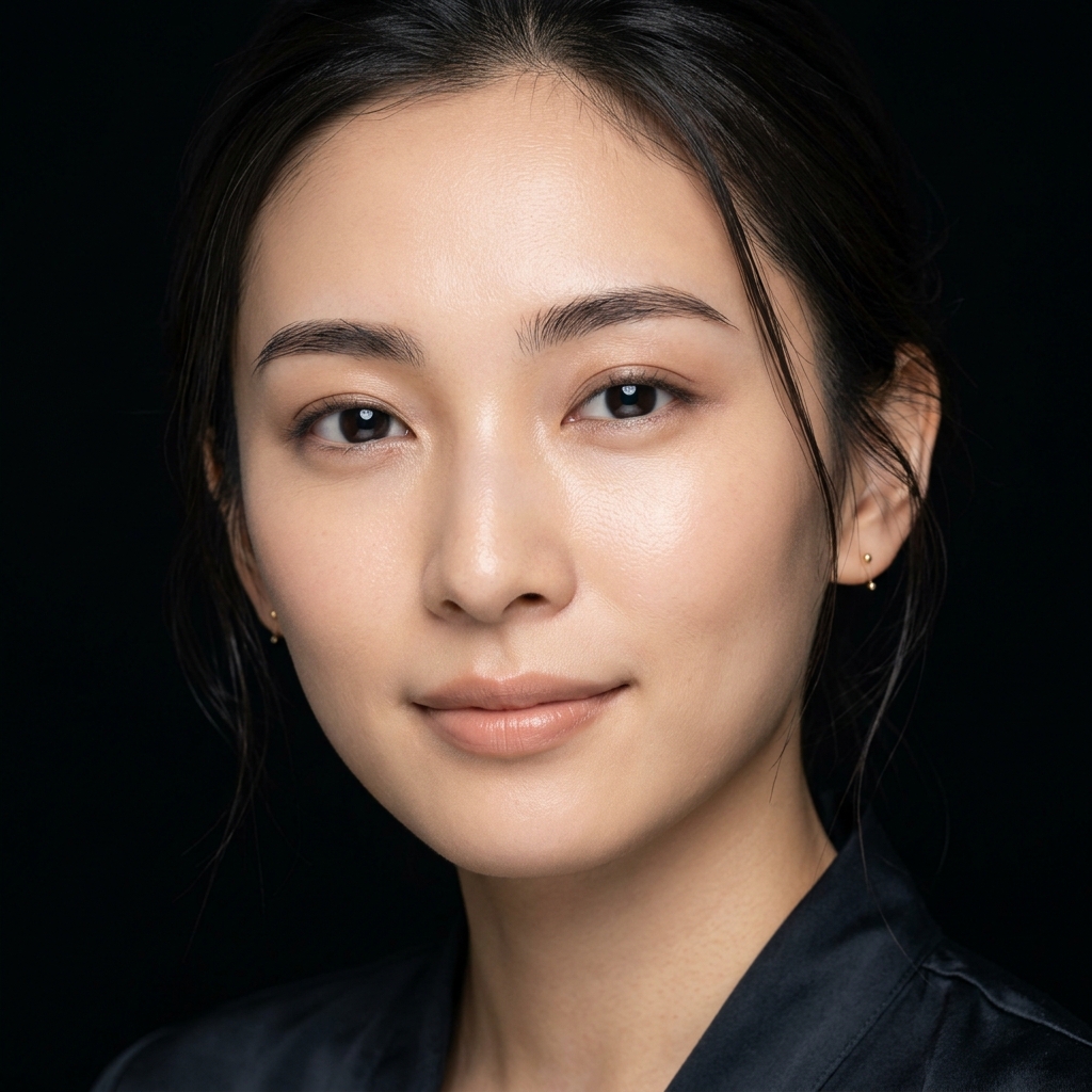 자연스러운 눈썹 헤어스트록 모델